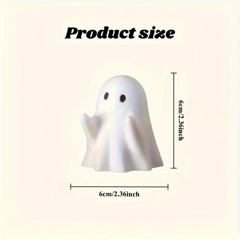 1pc 귀여운 유령 펜 홀더 |   수지 공예 장식, 애니메이션 영감, 텐션 마운트, 휴일 테마 포함, 사무실, 가정용