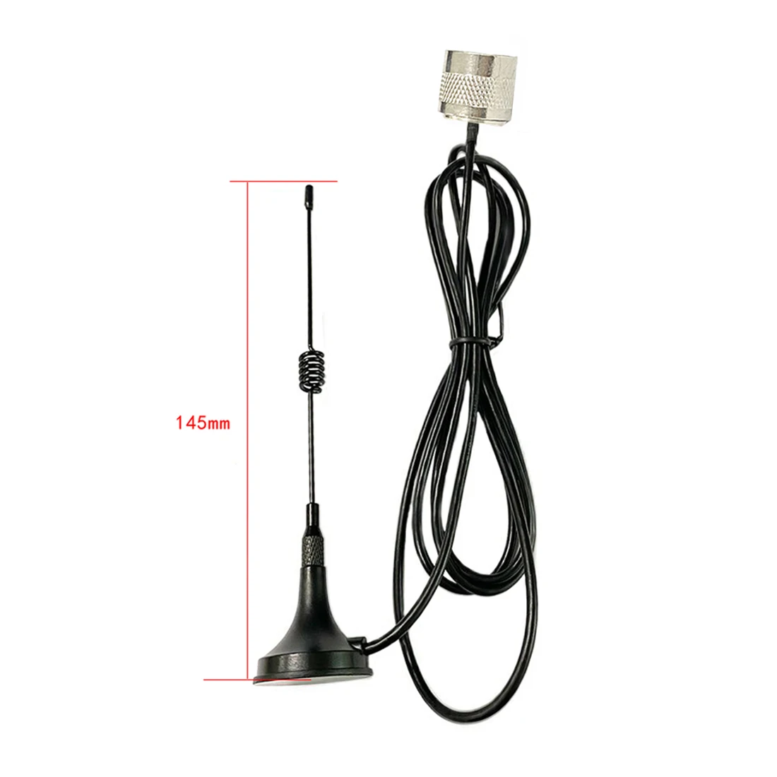 Antenna Wifi 3dbi da 2,4 Ghz con cavo di prolunga base magnetica Connettore maschio TNC da 1,5 m + cavo ufl per interruttore a paratia femmina TNC