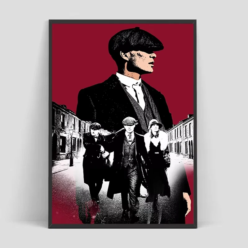 P-Peaky B-Blinders TV Play Poster Art Room Decor Decoration Print Decorative Canvas Paintings Posters for Wall Decororation