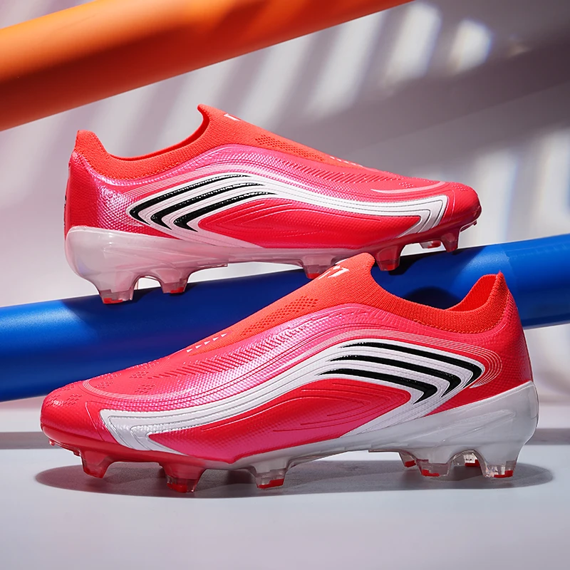 New Men Football Boots Match Cleats Indoor Hot-selling Soccer Shoes High-quality Sneakers Futsal Grass Non-Slip Training Outdoor