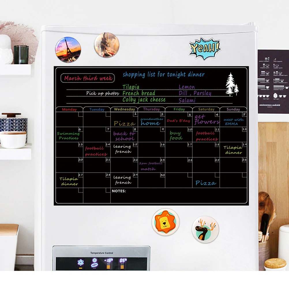 Sticker Whiteboard Stickers Weekly Planner Refrigerator Magnets Magnetic Fridge