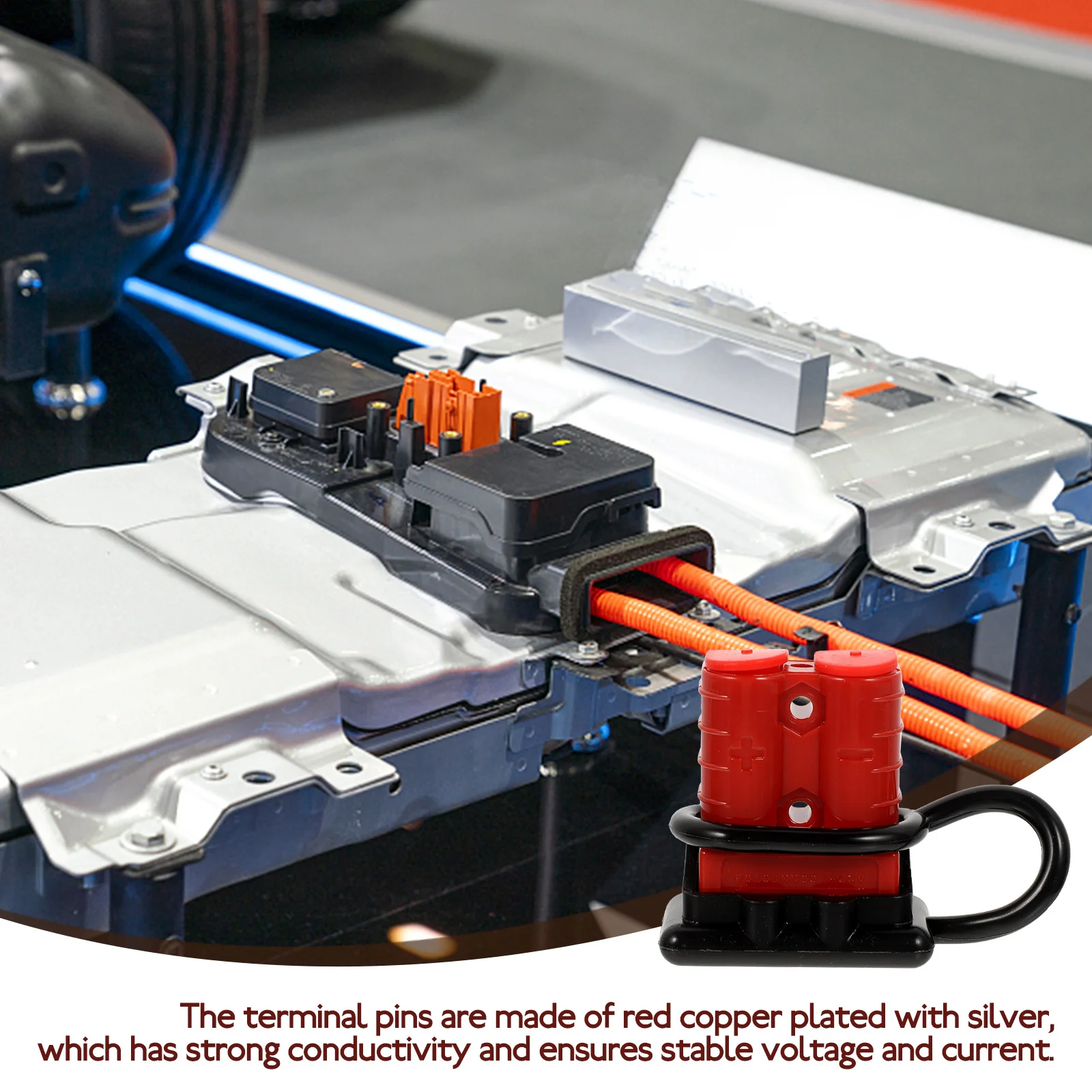 

4Pcs Quick Connect Wire Connector High Durability Quick Disconnect for Atv Bike Trailer Winch Power Inverter