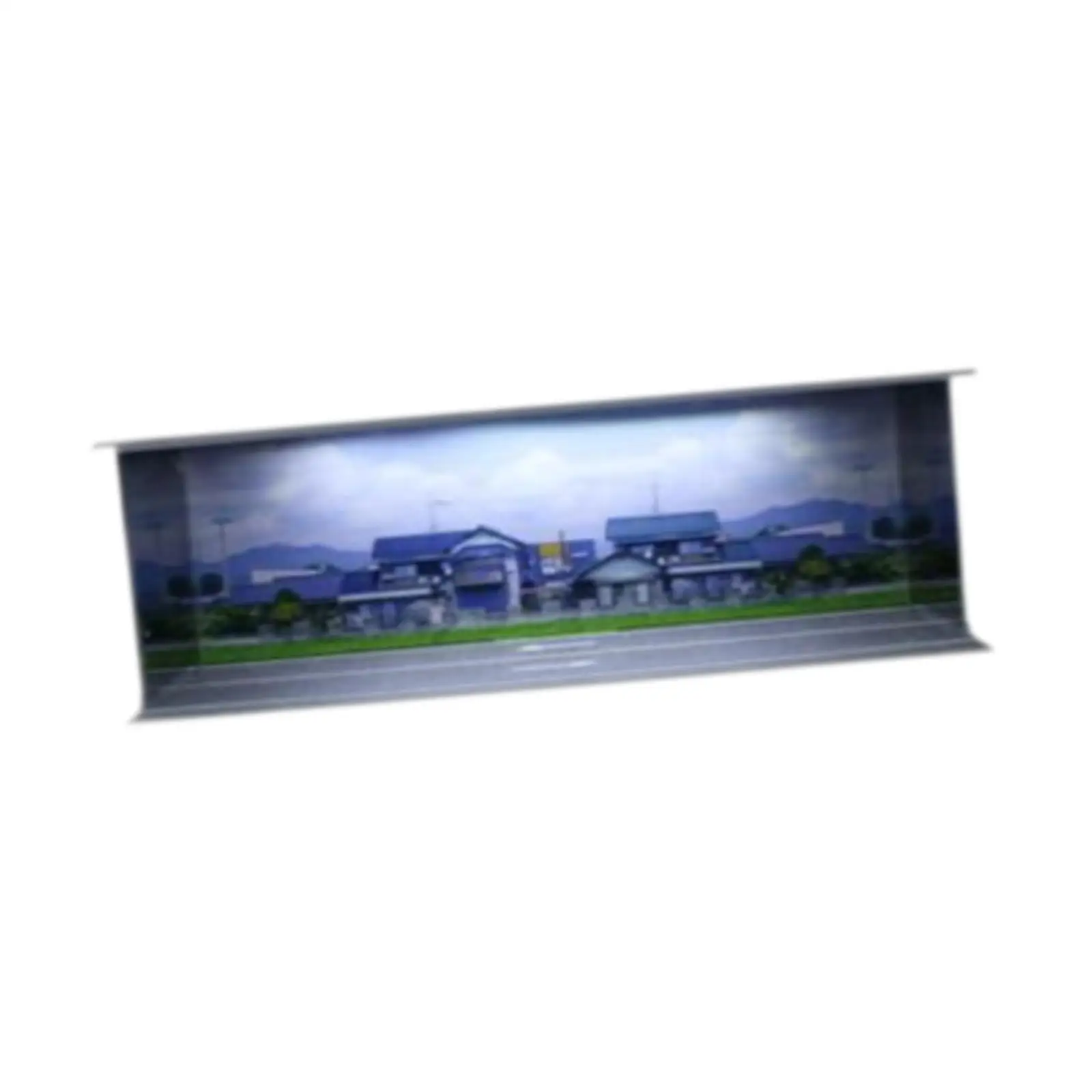 

1/64 Model Car Display Case Protection Landscape for Sports Car Collectors