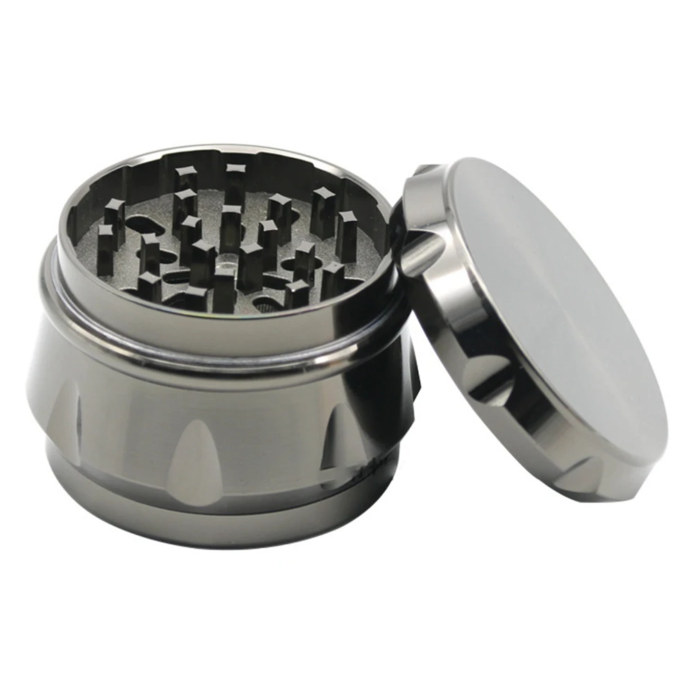 Spice Grinder 4 Layers Grinder 2.5 Inch, Spice Grinder, Food Mill Zinc Alloy Smooth Grinding( Color)