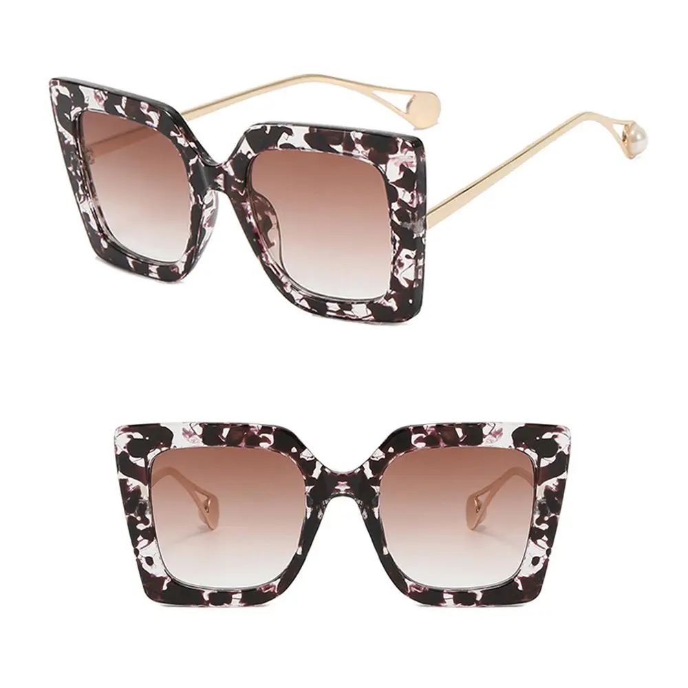 

Women/Men Gaming Metal Square Fram Anti Blue Light Glasses Eyewear Oversized Sunglasses Goggles