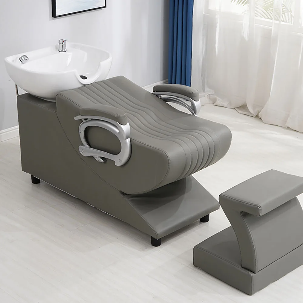 

Dressing Simple Salon Chair Beautiful Equipment Hair Stylist Head Spa Water Style Кресло Барбера Salon Equipment Furniture