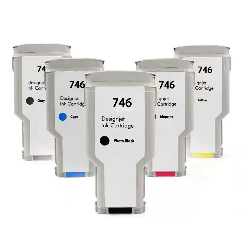 745 746 P2V83A Premium Compatible Color Remanufactured Ink Cartridge for HP746 for HP DesignJet Z6 Z9 Z5600 Printer