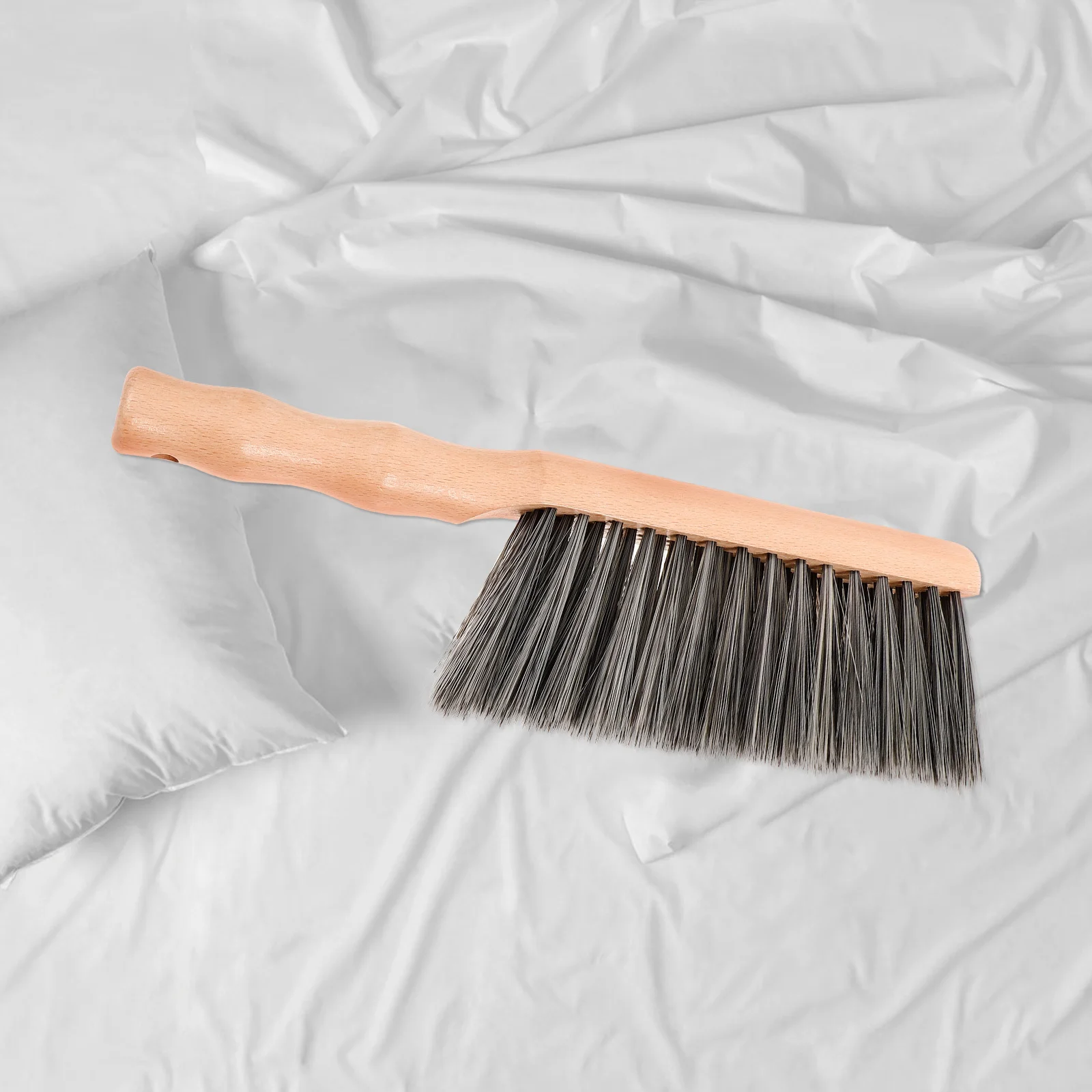 

Fireplace Brush Wood Handle Densely Packed Soft Bristles Ergonomic Design Fireplace Cleaning Tool Hearth Brush Accessories