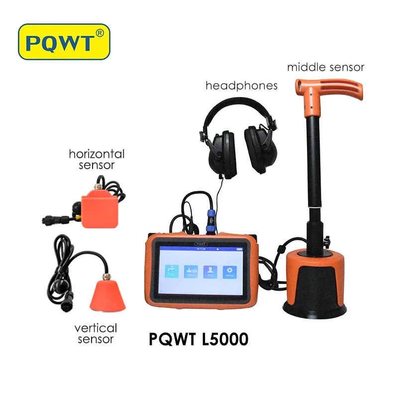 PQWT L5000 High Sensitive Water Leak Detector OEM Professional Underground Water Leak Detection Equipment