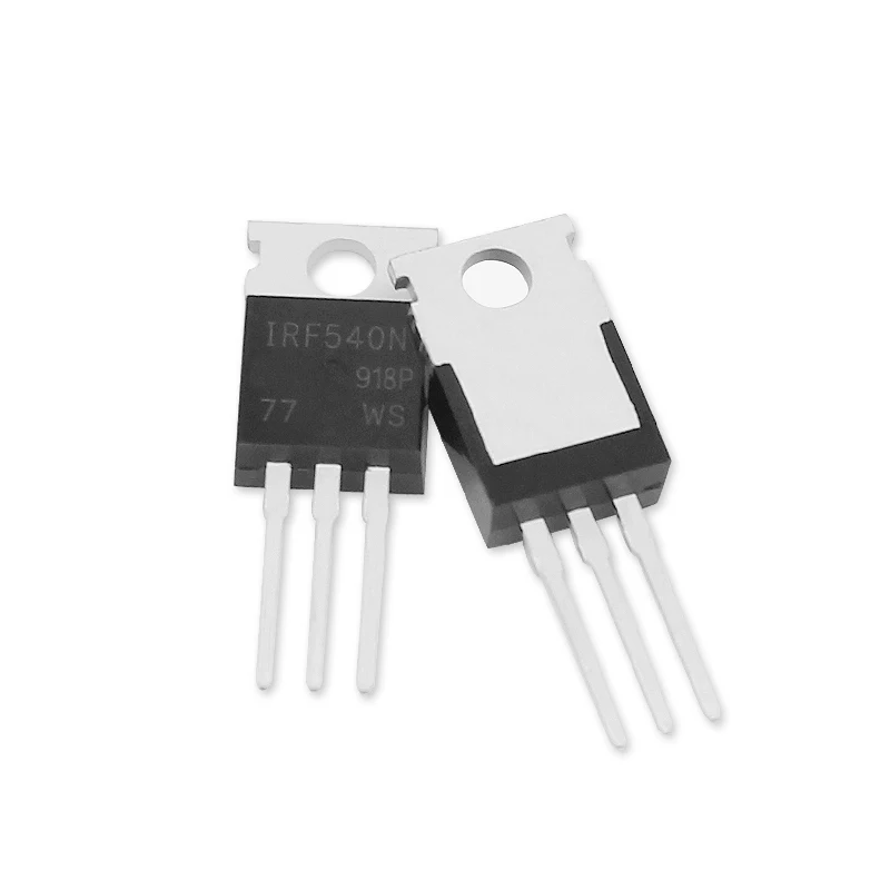 5pcs IRF540 Transistor 540 IRF540PBF TO220 MOSFET MOSFT FETs 100V 33A TO-220 Field Effect Transistors Set Electronic Component