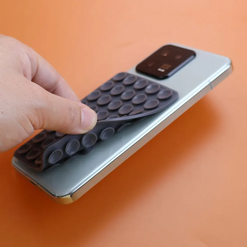 JCD-Support mural double face en silicone avec ventouse, pour téléphone portable, pour selfie et vidéo, conception mains libres