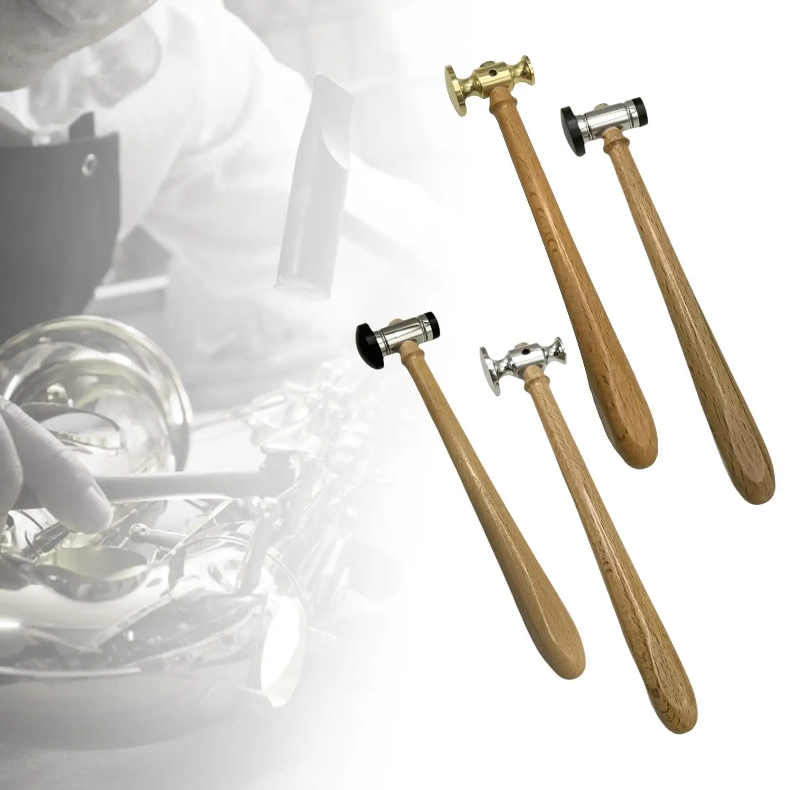 

Молотки для гитарных ладов, инструмент для ремонта гитары, многоцелевой двусторонний инструмент с головкой для бас-струнных инструментов