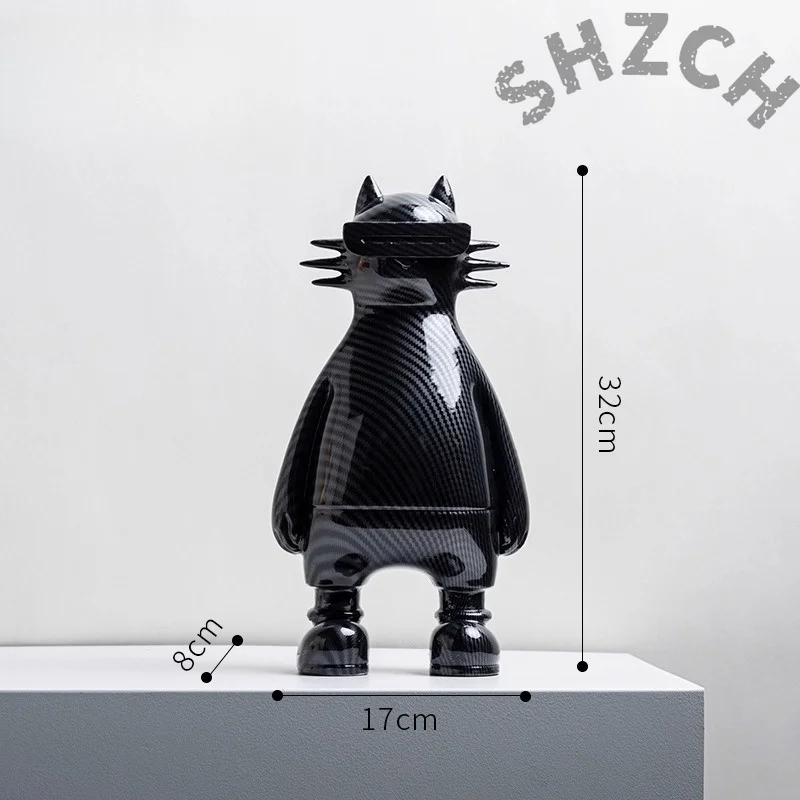 Creative Little Dumb Frog Animal Statue Ornament Living Room Desktop Gadgets Resin Handicrafts Bedroom Home Decoration Gifts