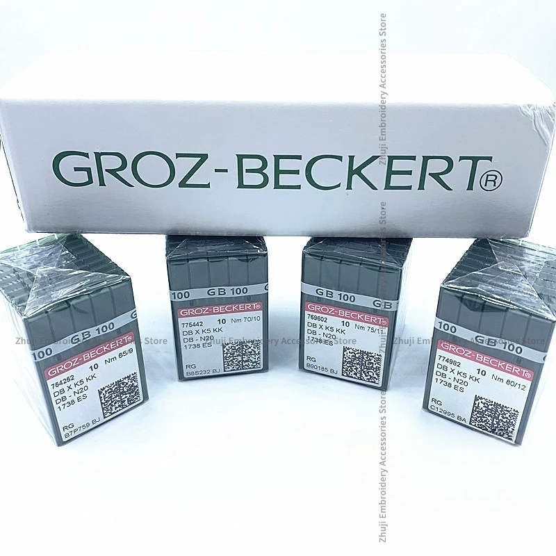10 sztuk 1 worek niemiecki Groz Dbxk5kk Db*k5kk Groz-Beckert igły srebrna igła cekiny akcesoria do hafciarek komputerowych — zdjęcie 4