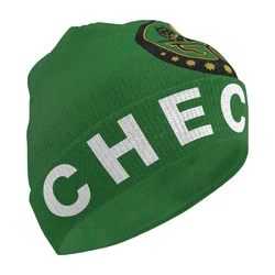 Chechnya Knitted Hat Custom Name Winter Cold Pullover Rossiya Chechen Flag Grozny Gudermes Warm Russian Russia Cap Argun Beanies