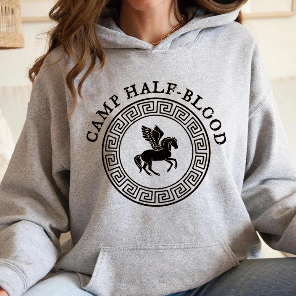 Streetwear Trendy Orange Hoodie Camp Jupiter Hoodie Camp Half-Blood Sweatshirt Percy Jackson Hoodied Unisex Long Sleeves Hoodies