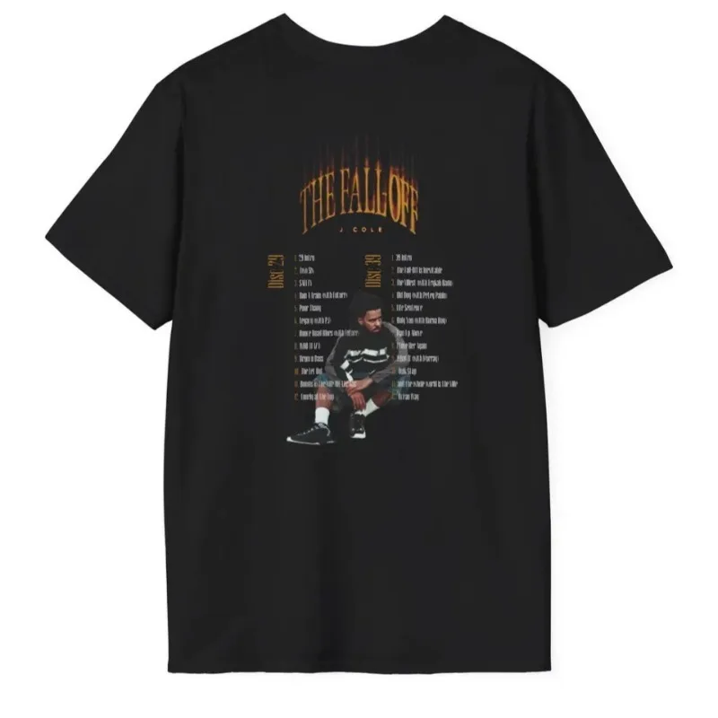 J Cole Merch 2026 Unisex T-shirt Men Short Sleeve Tops fashion Tee Clothes Causal Y2K Tops