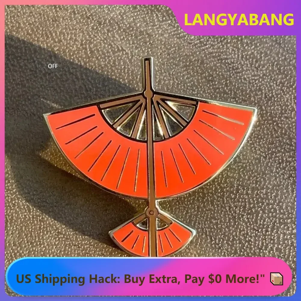 Red Glider Enamel Pin | Avatar the Last Airbender Lapel Collection  Aang\'s  ATLA  Leo Lotus Art