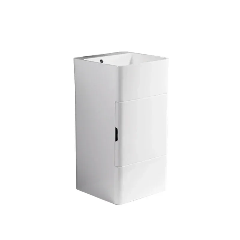 

Column basin integrated wash basin artificial stone bathroom cabinet custom small apartment Hot sales