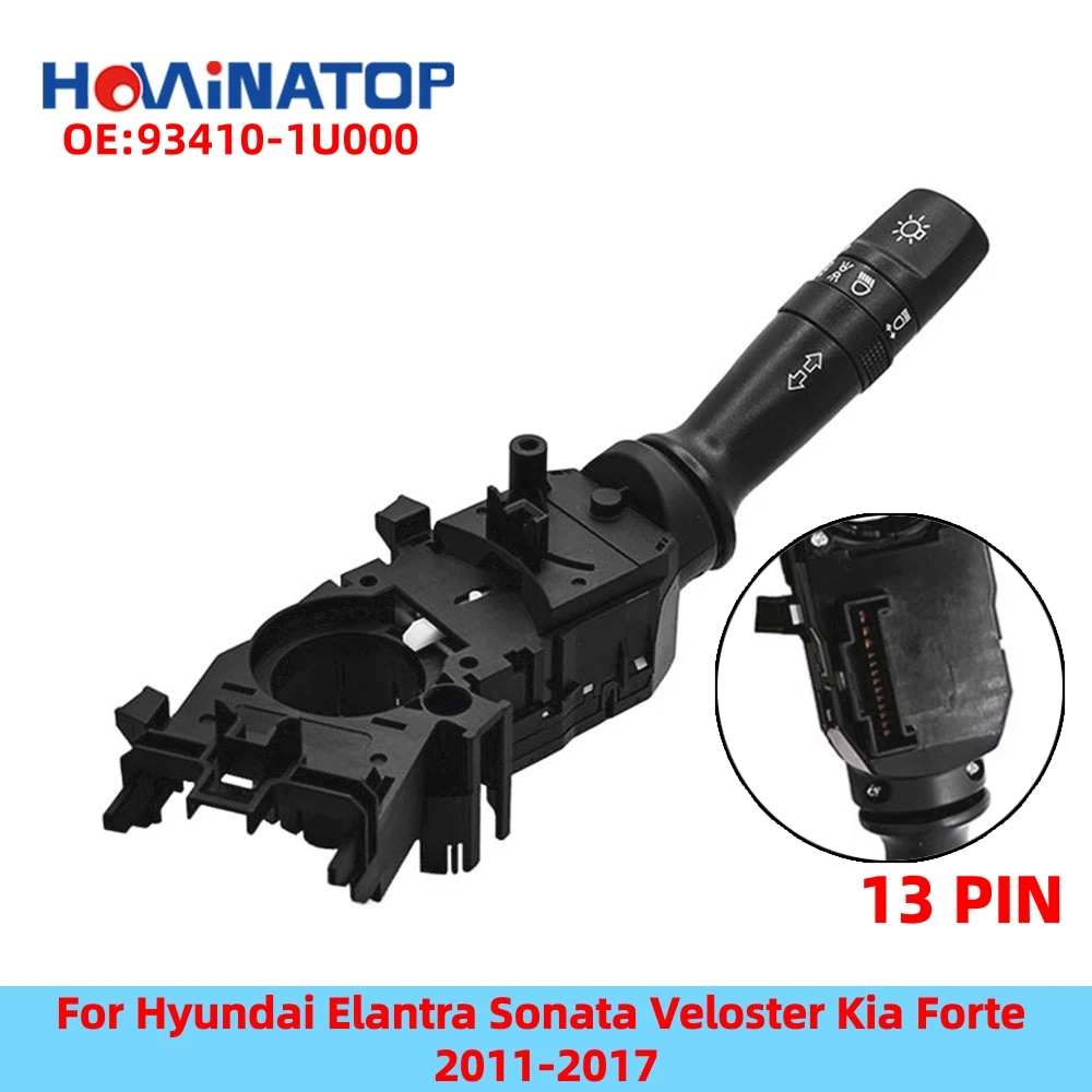 HOWINATOP 93410-1U000 Turn Signal Switch For Hyundai Elantra Sonata Veloster Kia Forte 2011-2017 OEM Replacement