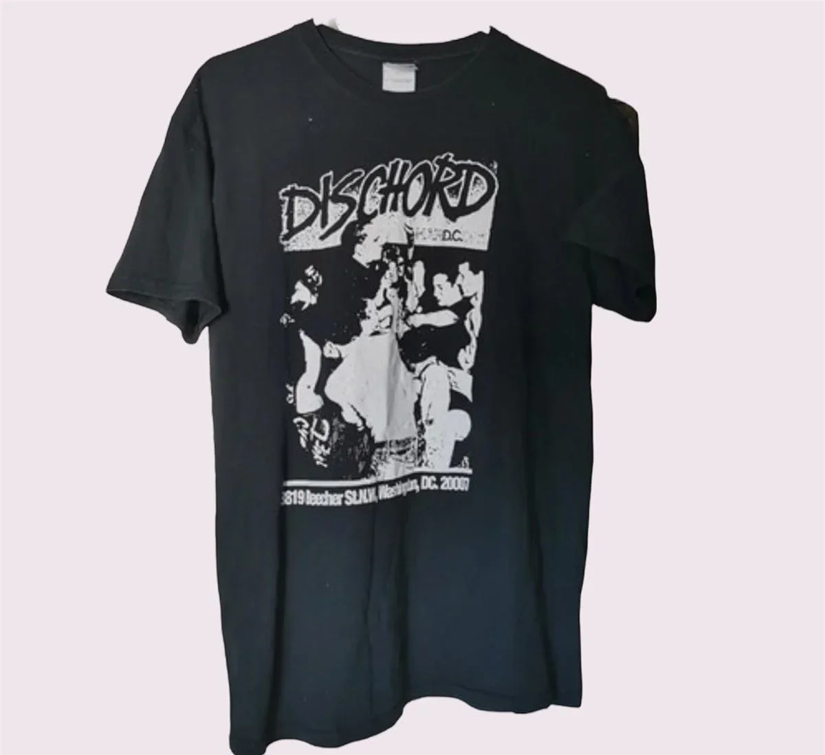 Dischord Record Hardcore Punk Rock Band Tee NYHC SXE