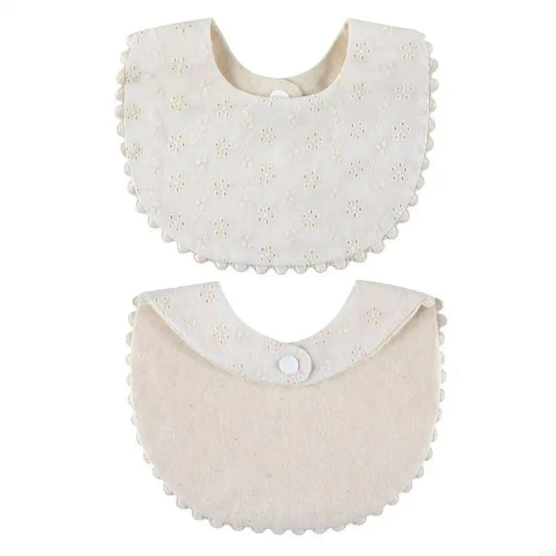 

Baby Bib Saliva Towel 360°Rotate Absorption Bandana Bibs Burp Cloths Soft and Absorbent Cotton 4 Styles P31B