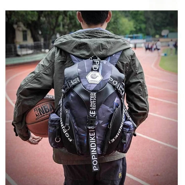 Men's Creative Beetle Backpack Fashionable Double-Shoulder Bag for College Students Personalized Trendy Laptop Bag