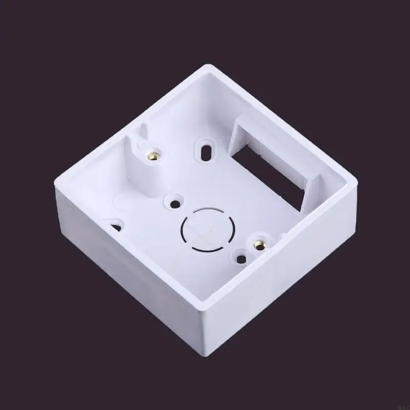 MOLC 86X86 PVC Thickening Junction Box Wall Mount Cassette For Switch Socket Base Sw