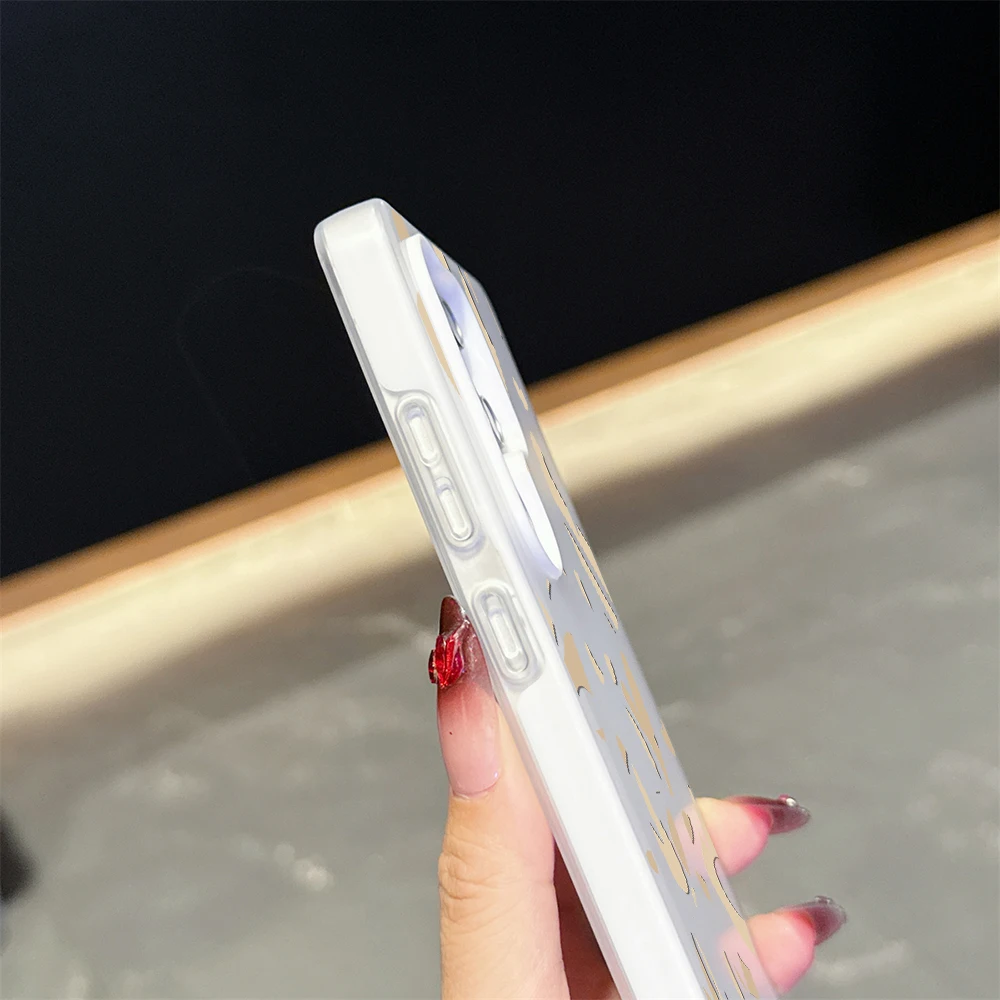 Unregelmäßige Linien Hülle für Samsung Galaxy S21 S25 S24 S23 Ultra S22 Plus FE A56 A55 A54 A36 A35 A34 5G Farbblockierung Einfache Coque – Detail 3
