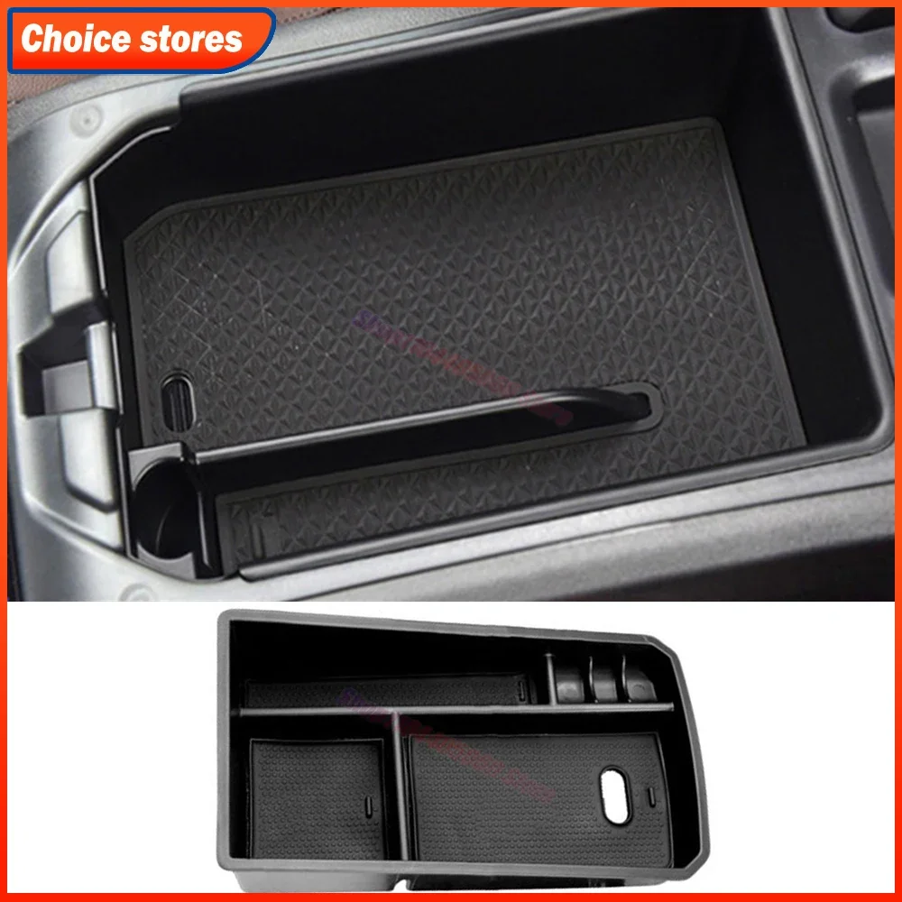 Organizador de Consola Central para BMW X3 F25 G01 G45 X4 F26 G02, Caja de Almacenamiento para Reposabrazos con Tapete Antidesli