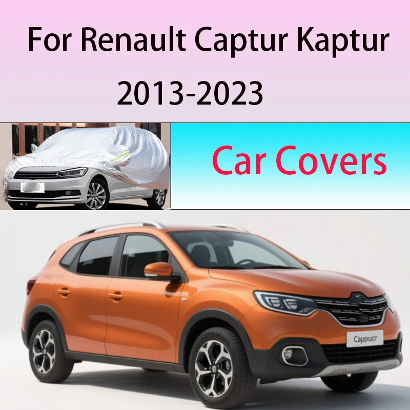 

For Renault Captur Kaptur 2013-2023 Outdoor Protection Full Car Covers Snow Cover Sunshade Waterproof Dustproof Exterior