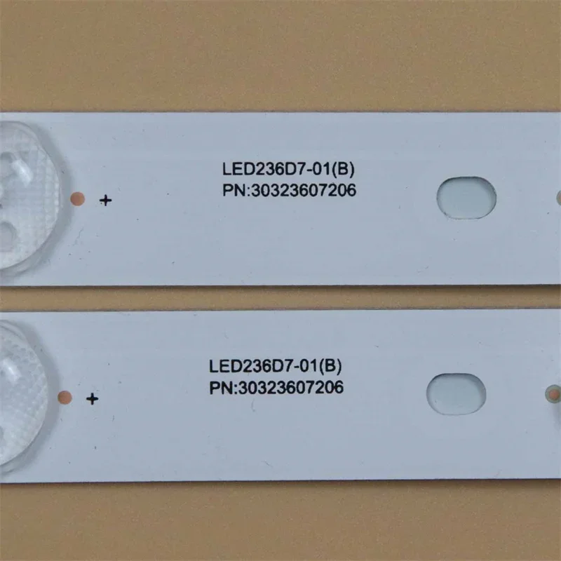 Barre corsie LED TV LED236D7-01(A) (B) PN:30323607205 30323607206 Strisce di retroilluminazione per HAIER LE24B8000T TF-LED24S38T2 PLE-2405HD