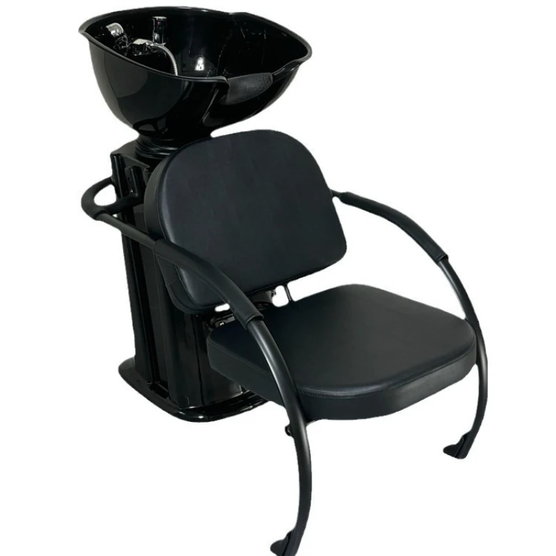 LTT Salon-Specific Hair Washing Bed, Semi-Reclining Hair Chair, Seat Shower Bed