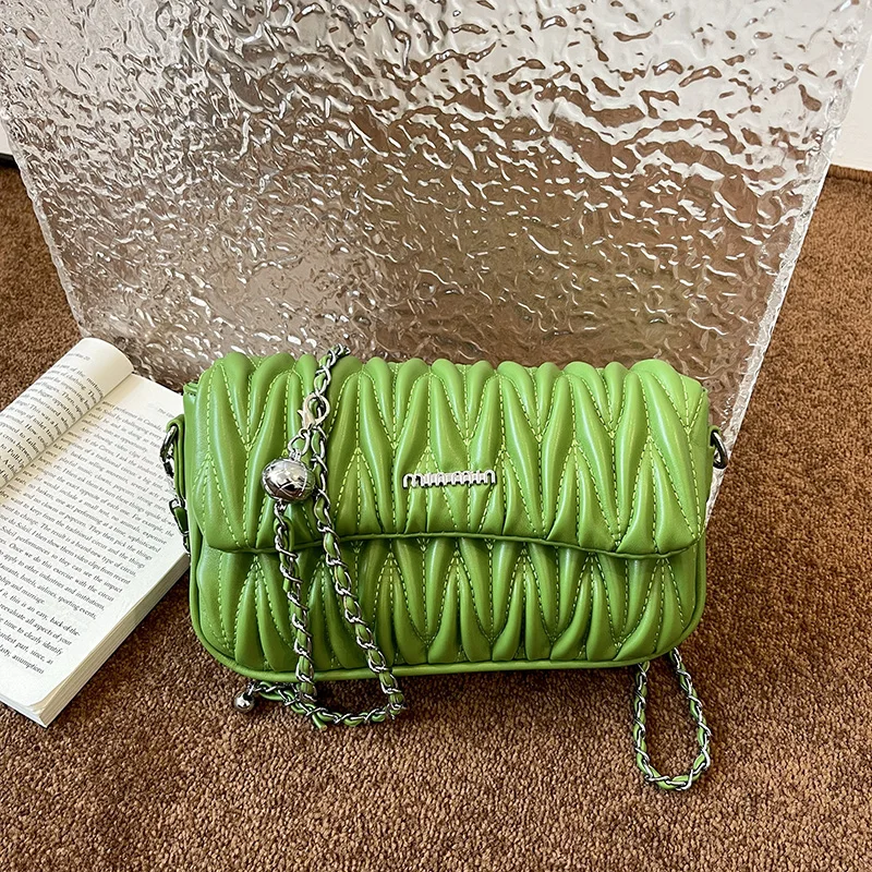Brand Designer Thread Chain Shoulder Crossbody Bags for Women Handbag and Purses 2023 New Trendy Messenger Bags Clutches