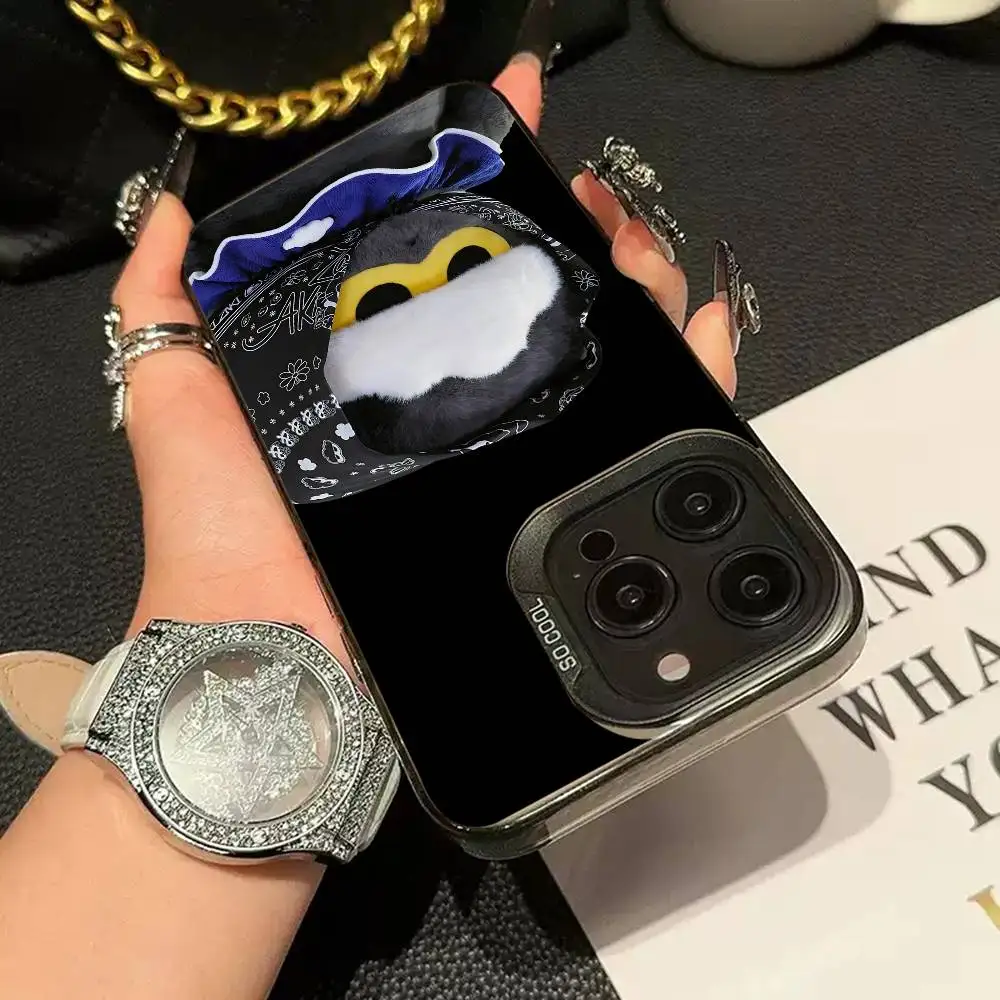 The latest trendy GD ZOA Cat Phone Case For IPhone 17 16 15 14 13 12 11 Pro Max Plus Color Shockproof Back Silver Cover