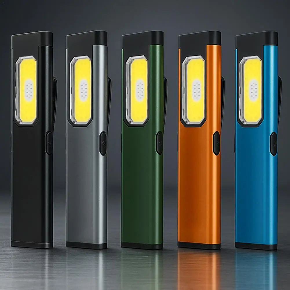 

LED Keychain Flashlight USB C Rechargeable 600Lm Mini Torch Portable Work Light With Magnet Waterproof Pocket Lantern