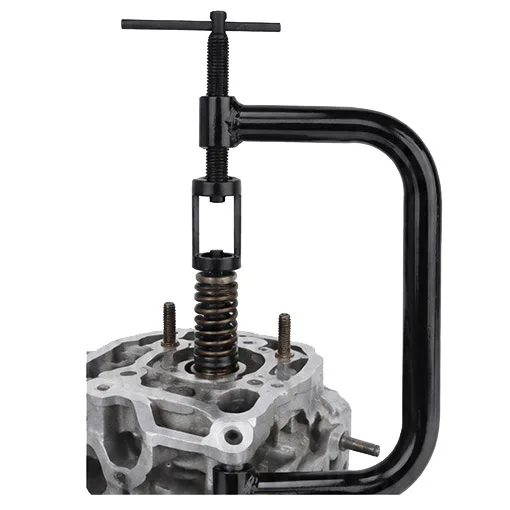 Carbon Steel For Auto Valve Spring Compressor with 5 Press Heads and Threaded Adjustment for Precise Compression