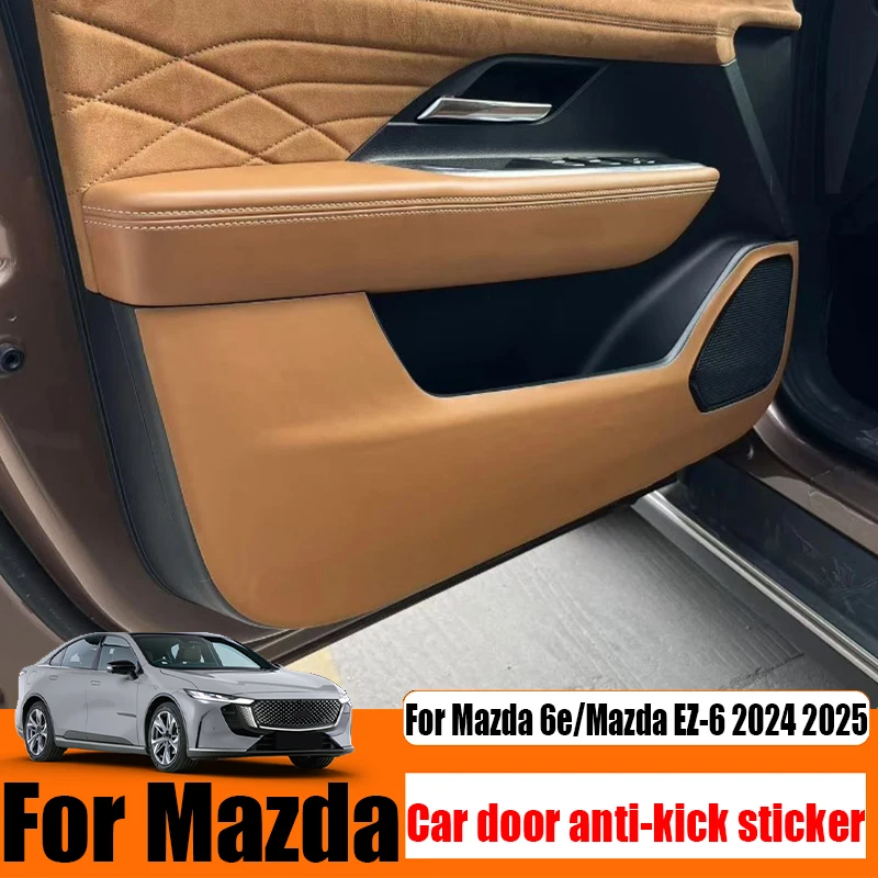 

Для Mazda 6e/Mazda EZ-6 2024 2025 наклейка на дверь автомобиля с защитой от ударов, износостойкая защитная наклейка для украшения салона автомобиля