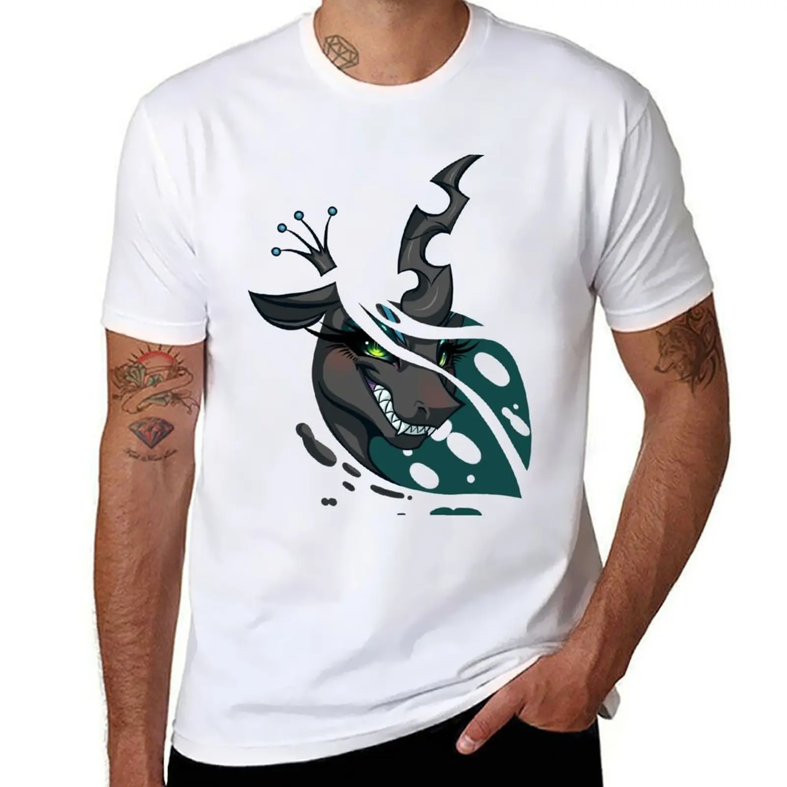 

Queen Chrysalis T-Shirt t shirt man casual t shirt man cotton T-Shirt