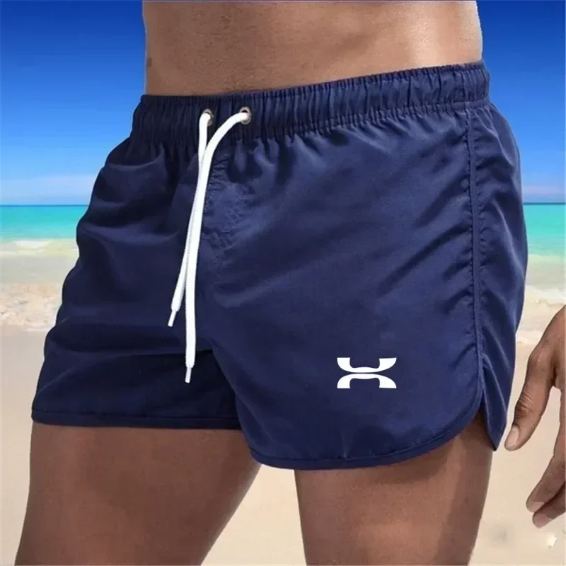 Pantalones cortos de verano para hombre, pantalones cortos de playa de tres partes, pantalones cortos de baño unisex de secado rápido, pantalones