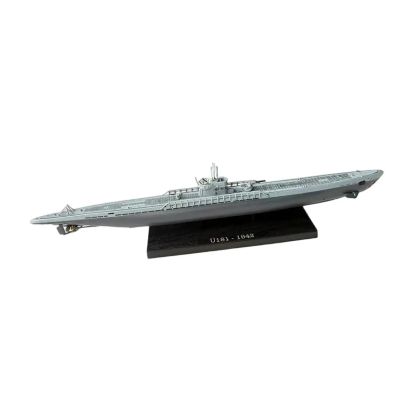1/350 Submarine Cruiser Model Collectible Souvenir Teaching Aids Ornament Simulation Ship Model with Base for Home Office Shelf