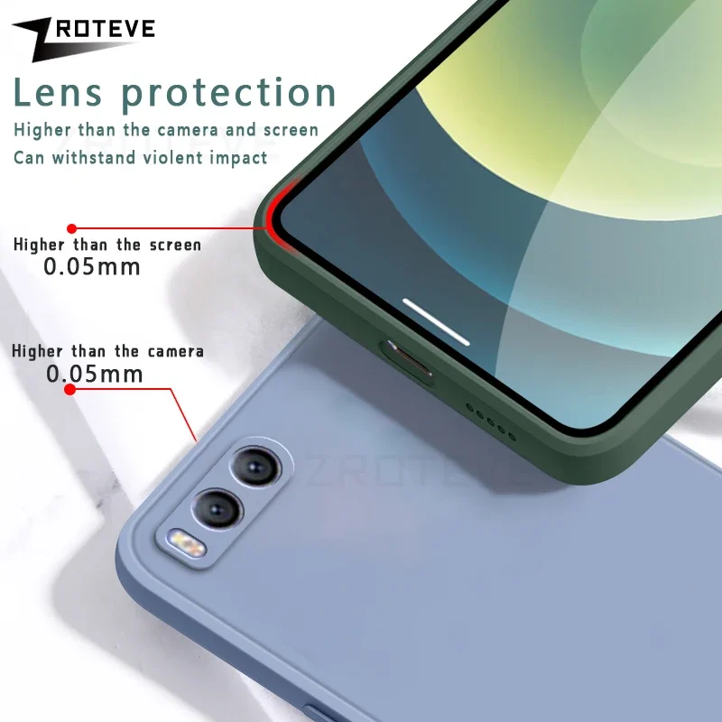 Mi6 Case ZROTEVE Silky Liquid Silicone Soft TPU Cover For Xiaomi Mi 6 Xiomi Mi6 Global Shockproof Phone Cases