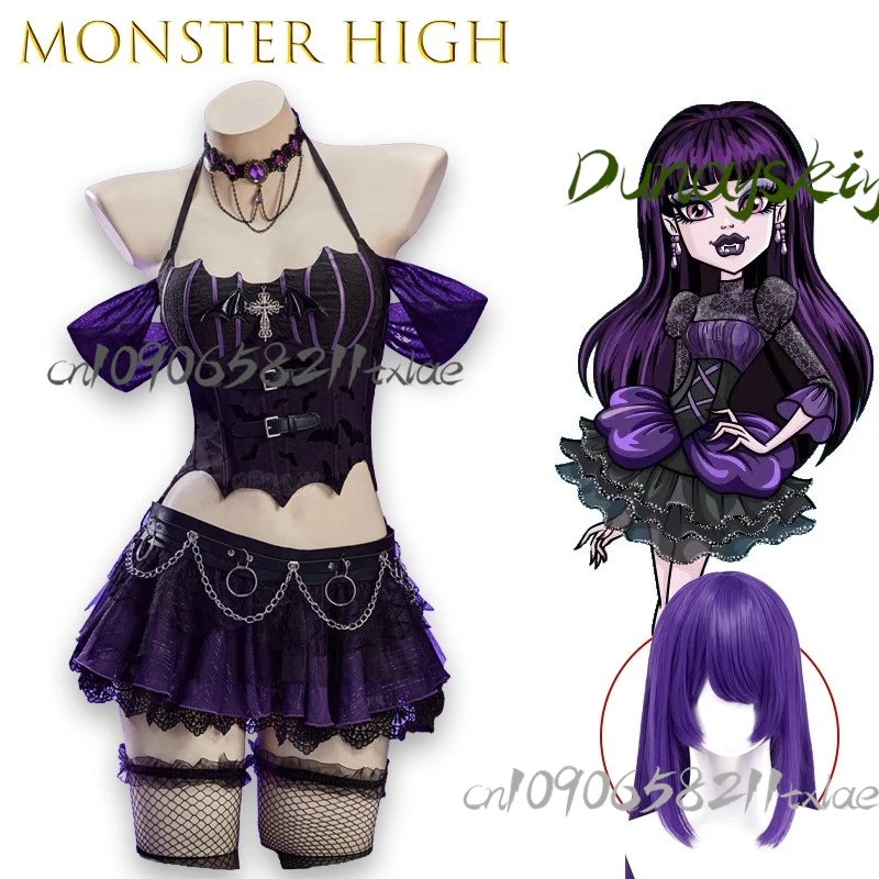 Elizabeth Fan Cosplay Costume Bloody Little Idol Performance Skirt uniform dress prop sock brooch Lolita‌‌‌