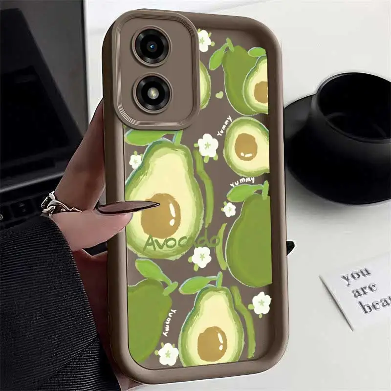 G04S Summer Fruits Eye Ladder Phone Case For Motorola Moto G04S Cover