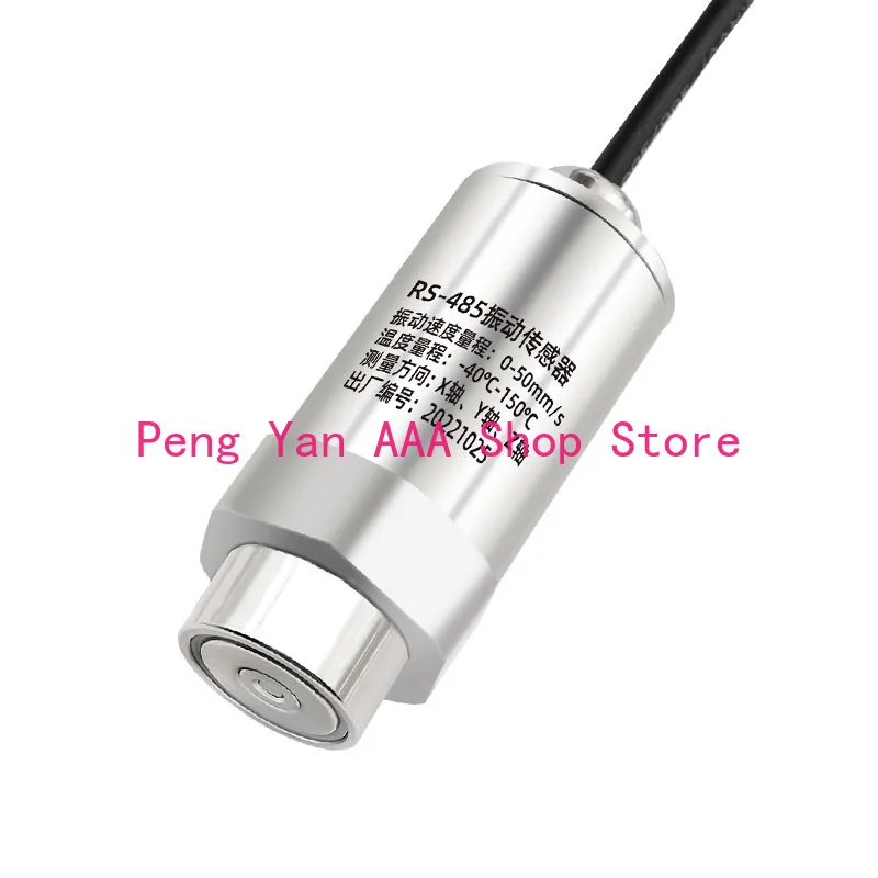 Triaxial Vibration Sensor Single Axis Temperature RS485/LoRa Transmitter
