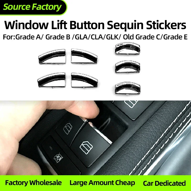 

Эмблемы для Mercedes-Benz A-class/B-class/stare C-class/E-class GLA/CLA/GLK Fender Marked Air Vents Автомобильная наклейка Модификация аксессуаров