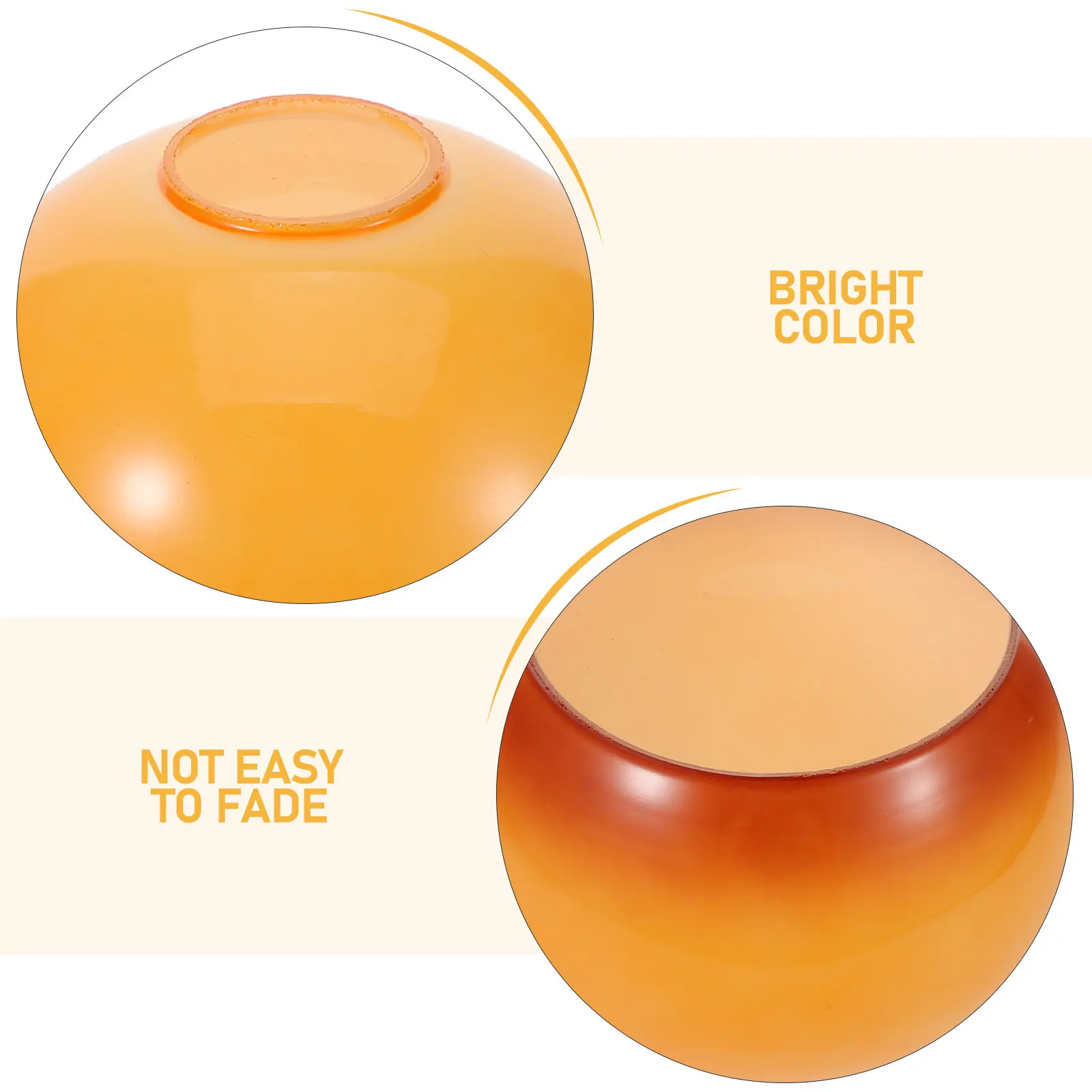 Milky Handblown Glass Globe Lamp Shade Replacement E27 Compatible Round Pendant Light Shade for Dining Room Living Room Table
