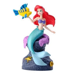19cm Disney Anime küçük denizkızı Ariel aksiyon figürü oyuncakları Ariel prenses koleksiyonu odası araba kek dekorasyon hediye çocuklar için