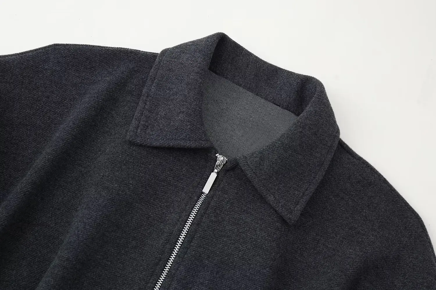 HH النساء السراويل الناعمة دعوى جيوب طويلة الأكمام بدوره إلى أسفل طوق أعلى + الخريف فضفاض مع ارتفاع الخصر الجانب سستة السراويل الصلبة