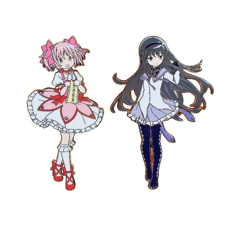 Magic Girl Koyuanzakura Apricot Bamami Metal Brooch Anime Badge Second Dimensional Accessories